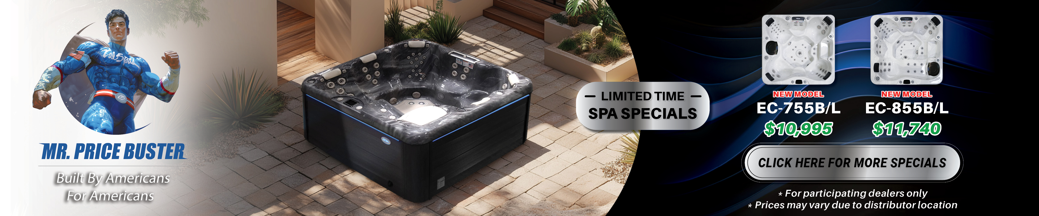 Calspas hot tub being used in a family setting - Montrose